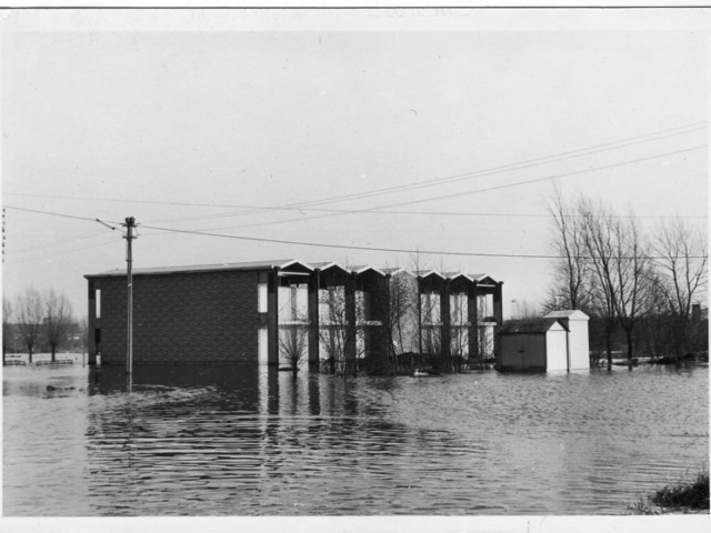 Godelievekerk - wateroverlast 1965